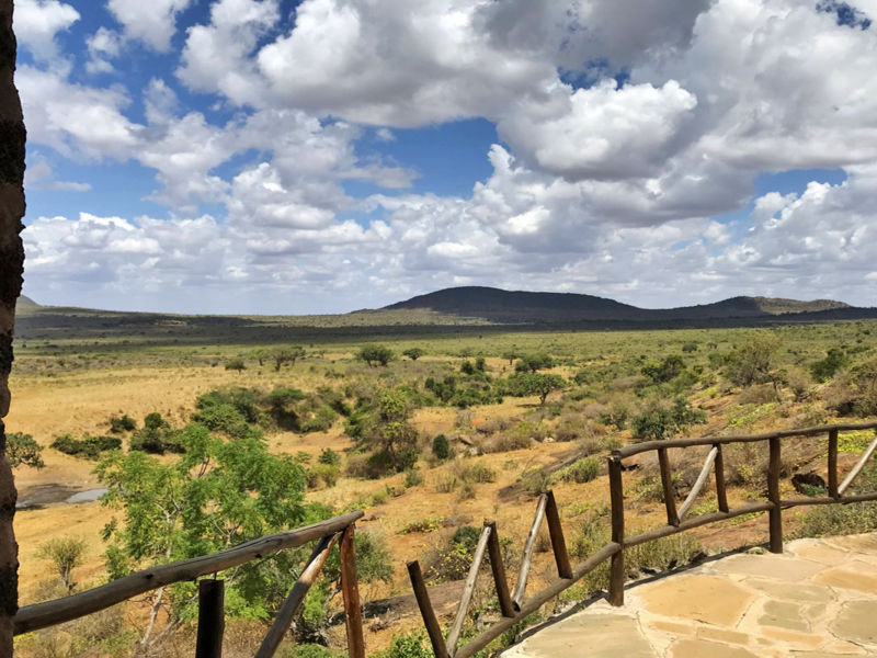 Rhino Valley lodge view